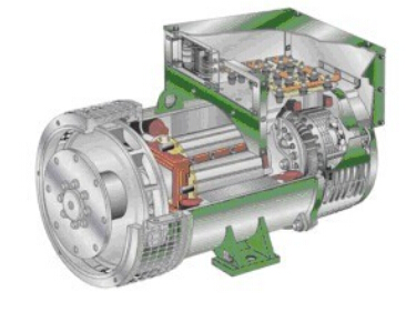 龙陵发电机内部结构图